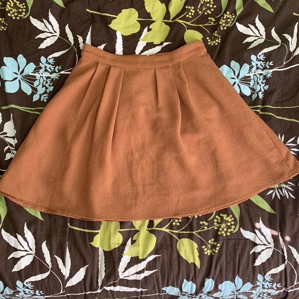 Tan circle skirt